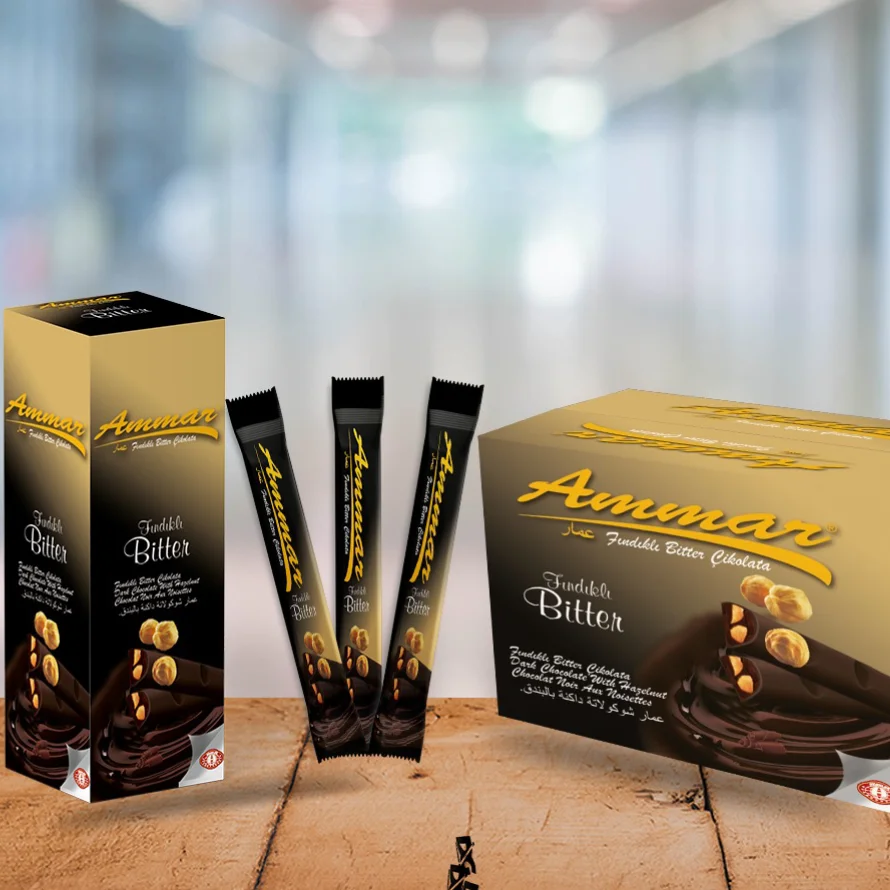 Ammar Dark Chocolate With Hazelnut (27gr pcs)