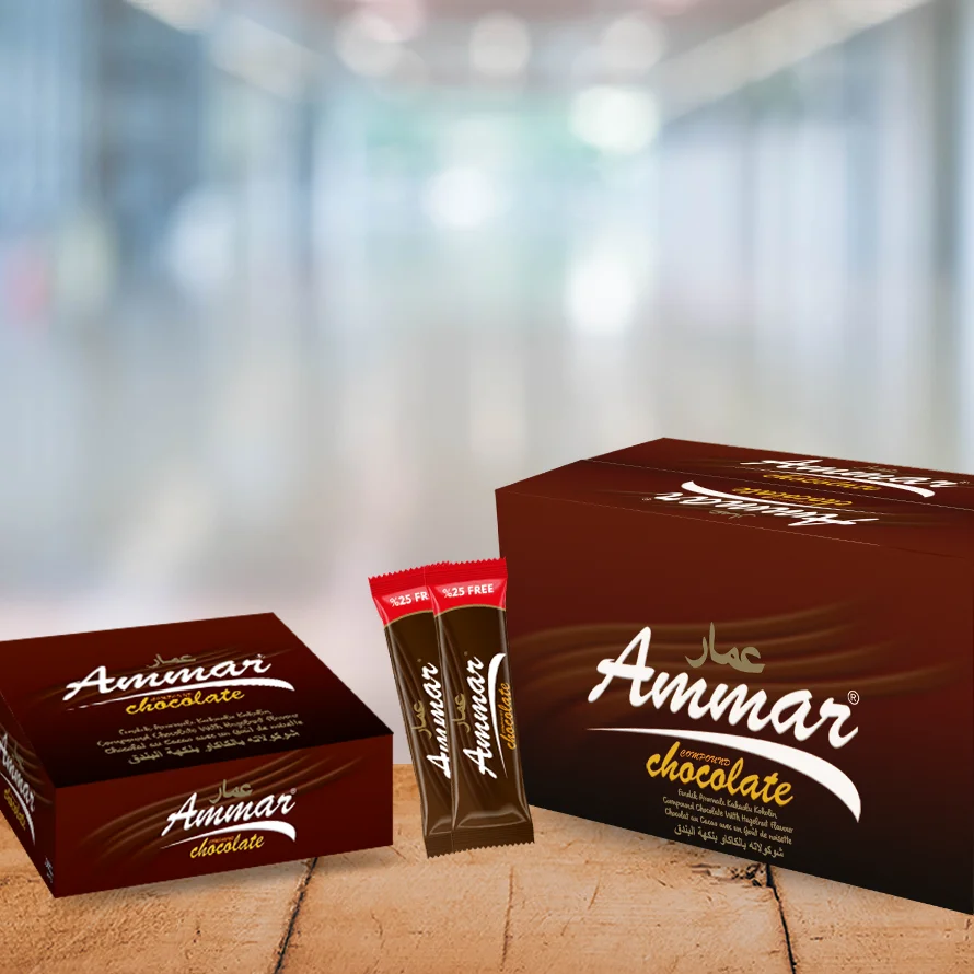 Ammar Tablet Cacao Chocolate Milky (60 gr pcs)