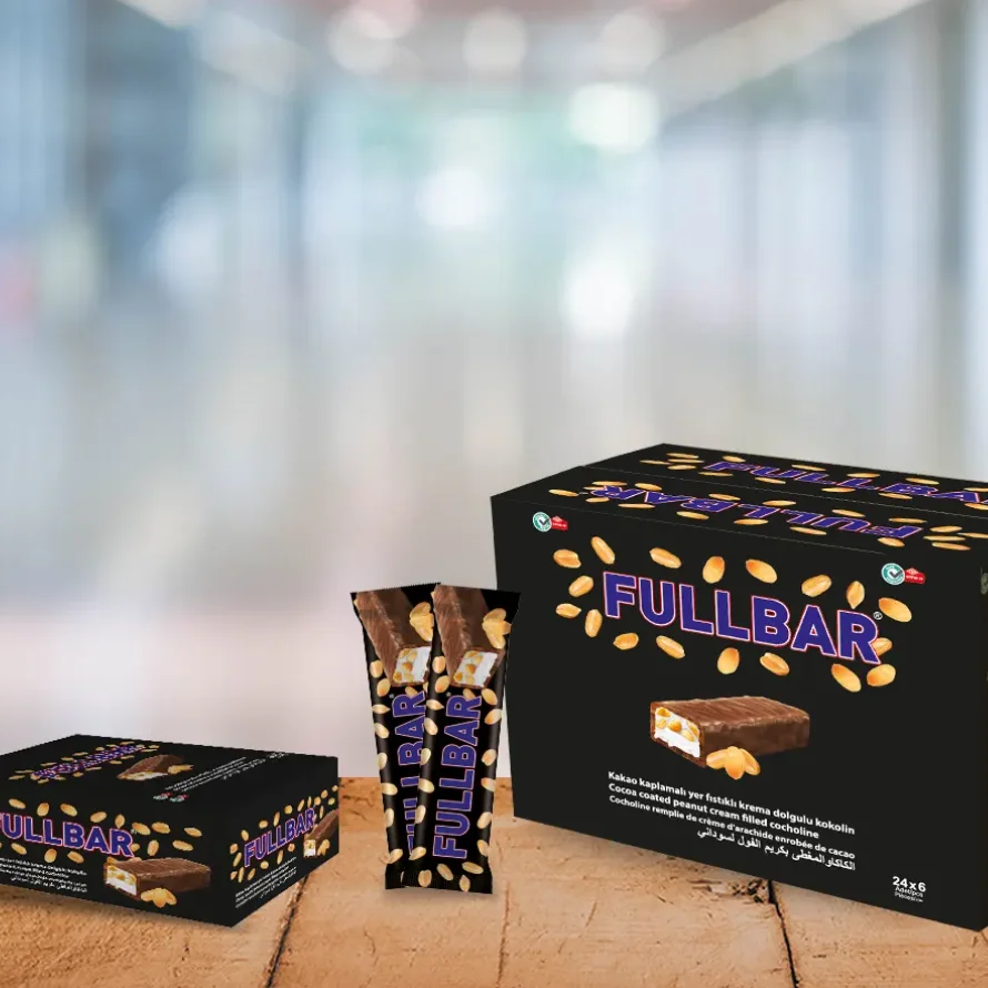 Fulbar Bar Chocolate With Peanut Parts (38 Gr Pcs)