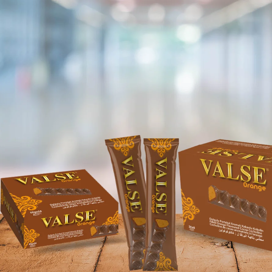 Valse Chocolate with Orange (55 gr pcs)