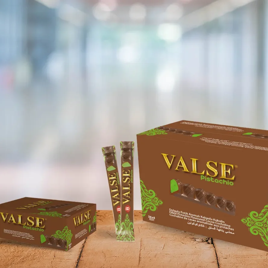Valse Chocolate with Pistachio (55 gr pcs)