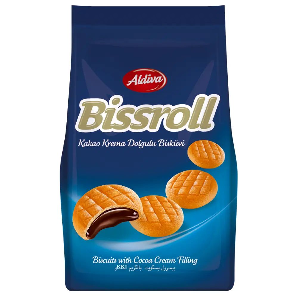 Bissroll Cocoa Cream Filled Biscuit