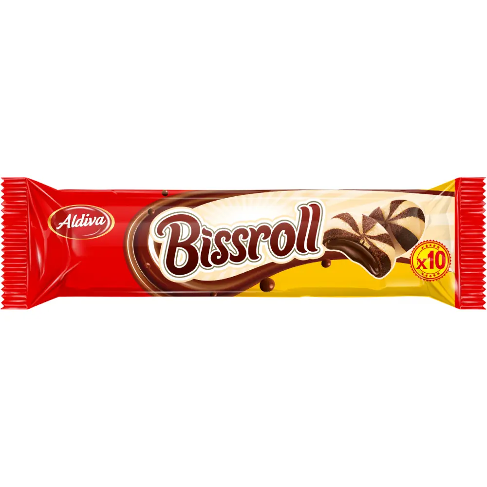 Bissroll Cocoa Cream Mosaic Biscuit 2x5
