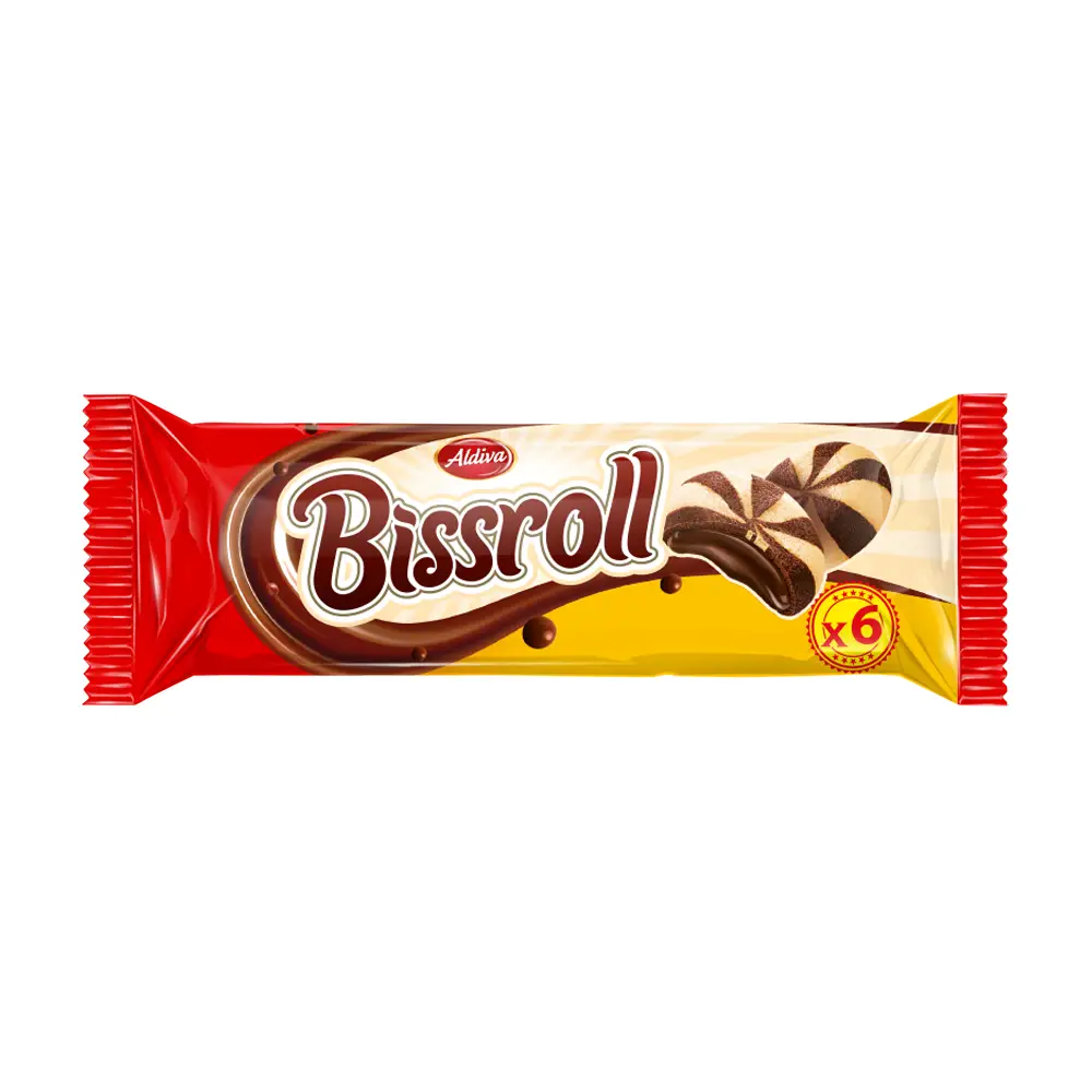 Bissroll Cocoa Cream Mosaic Biscuit 2x3