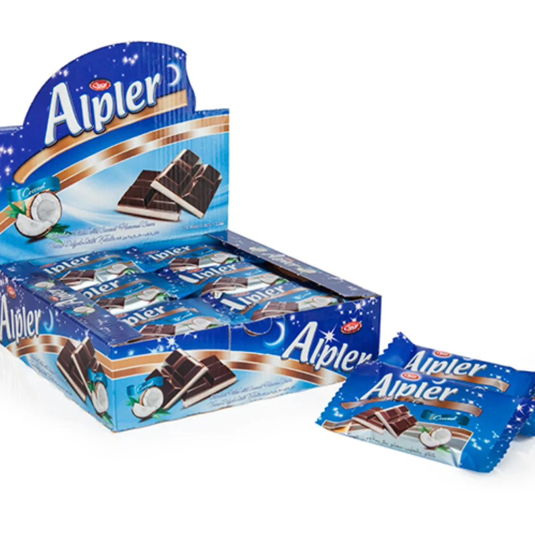 Alpler  Tablet 20gr Chocolate With Cream Coconut 20gr X 24 X6