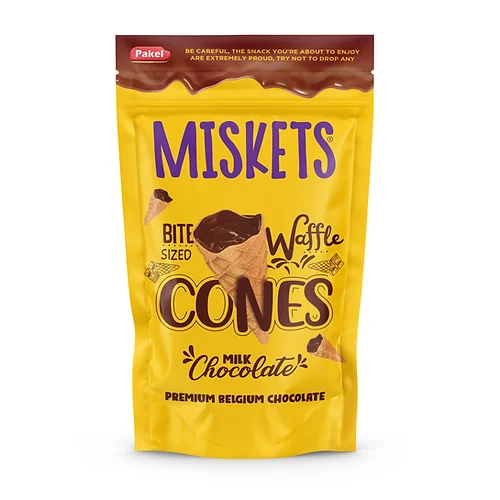 Miskets Milky Chocolate Filled Cornet Wafer