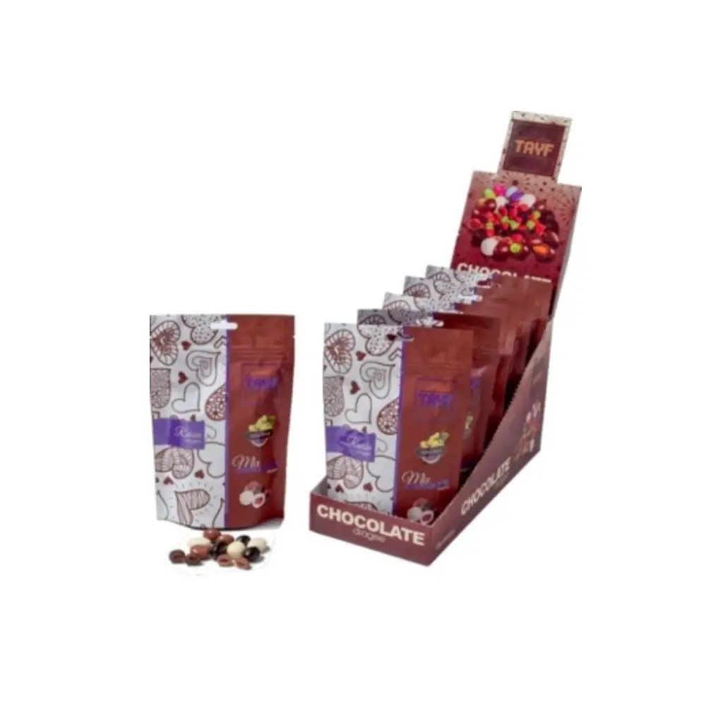 Mix Chocolates Dragee w Raisin ( M/D/W) 120 gr